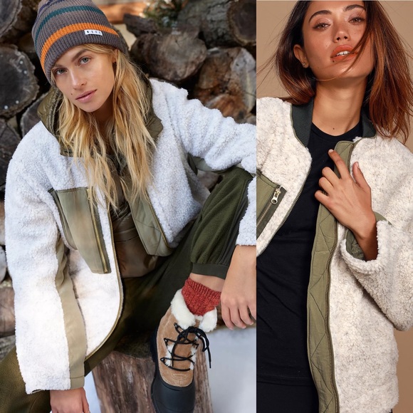 NEW Free People Rivington Sherpa Jacket - Picture 3 of 9